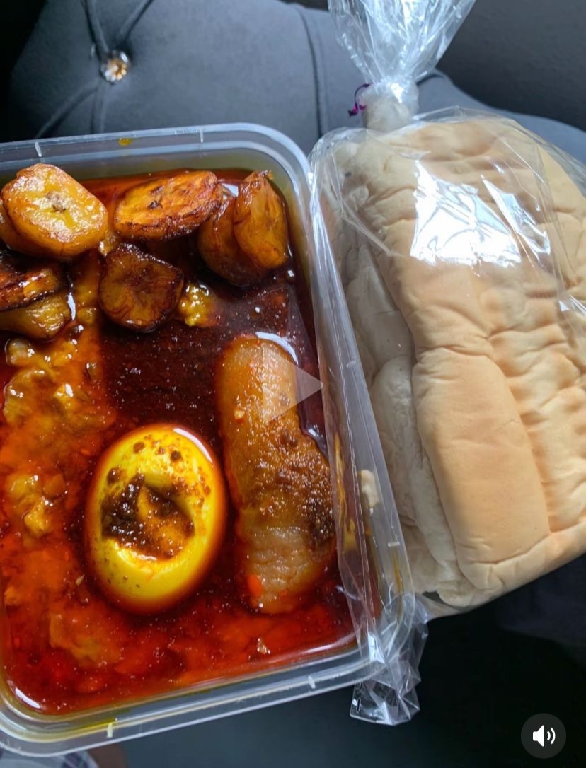 Ewa agoyin and Bread with Stew